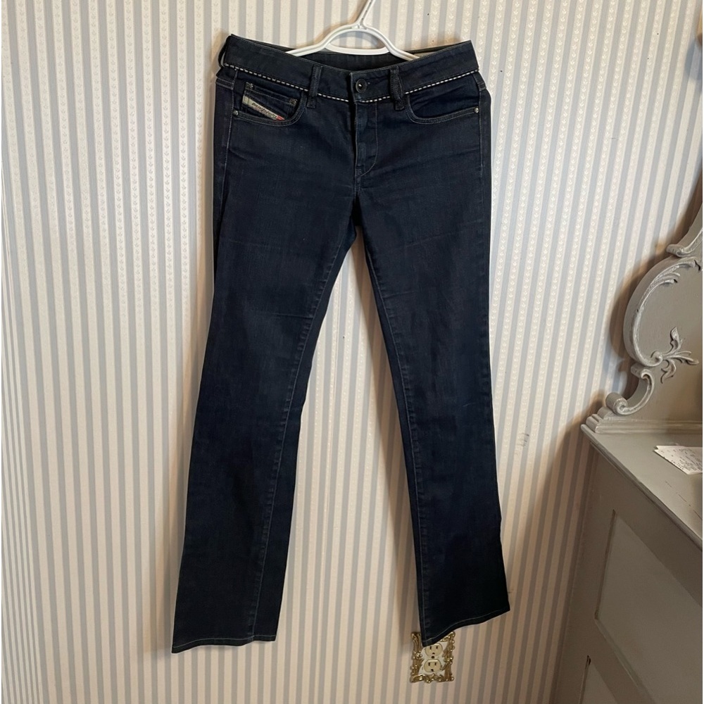 DIESEL Ladies Dark Wash Waist 28